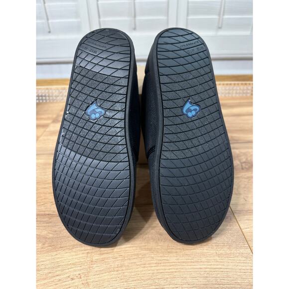 Silververts Unisex Soft Wide Adjustable Black Slippers Size 10 M 12 W NWOB Comfy - Picture 10 of 11